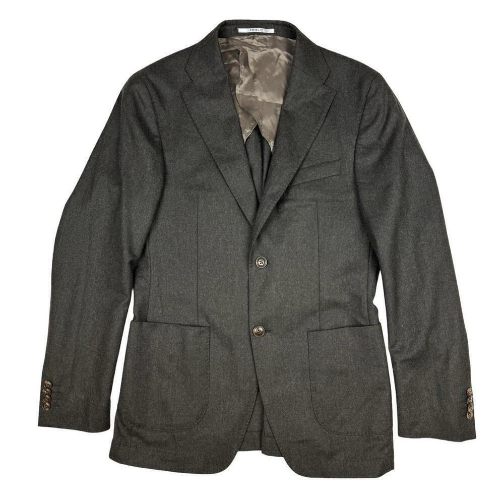 Frislid Trend Super 120's Wool Sport Coat Brown Size 46 EU | 38 US